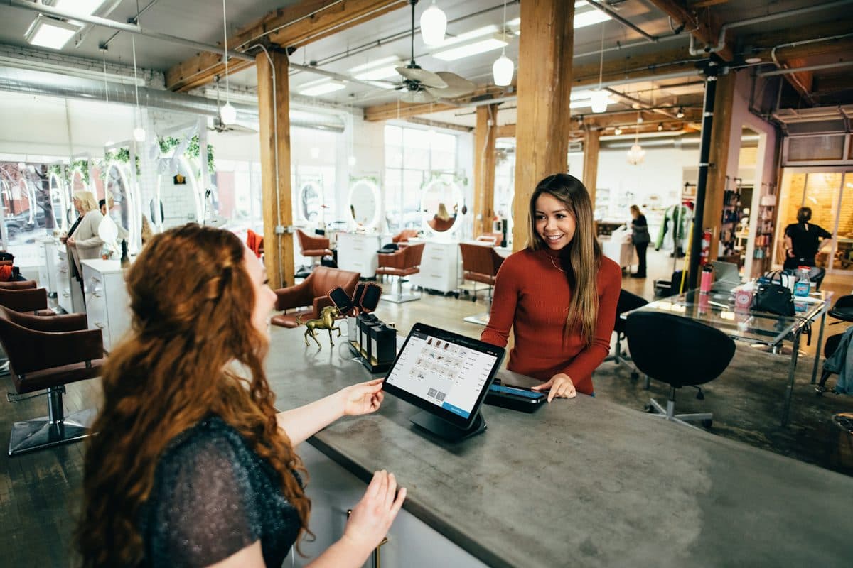 Agency team working together in a shared office